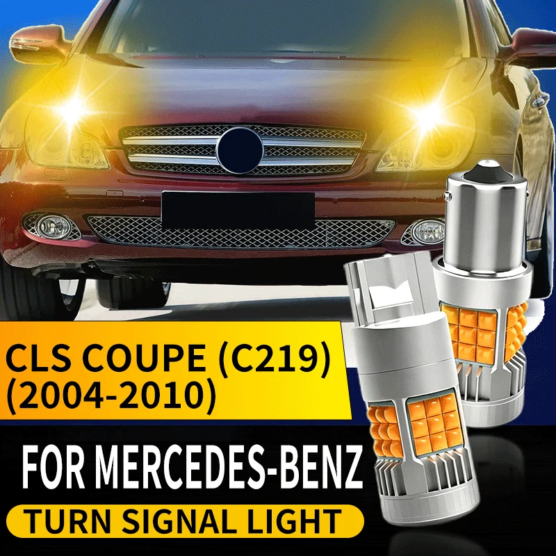 LED Turn Signal Light Bulbs Blinker Direction Indicator For Mercedes-Benz CLS Coupe C219 CLS320/350/500/550 2004 2006 2008 2010