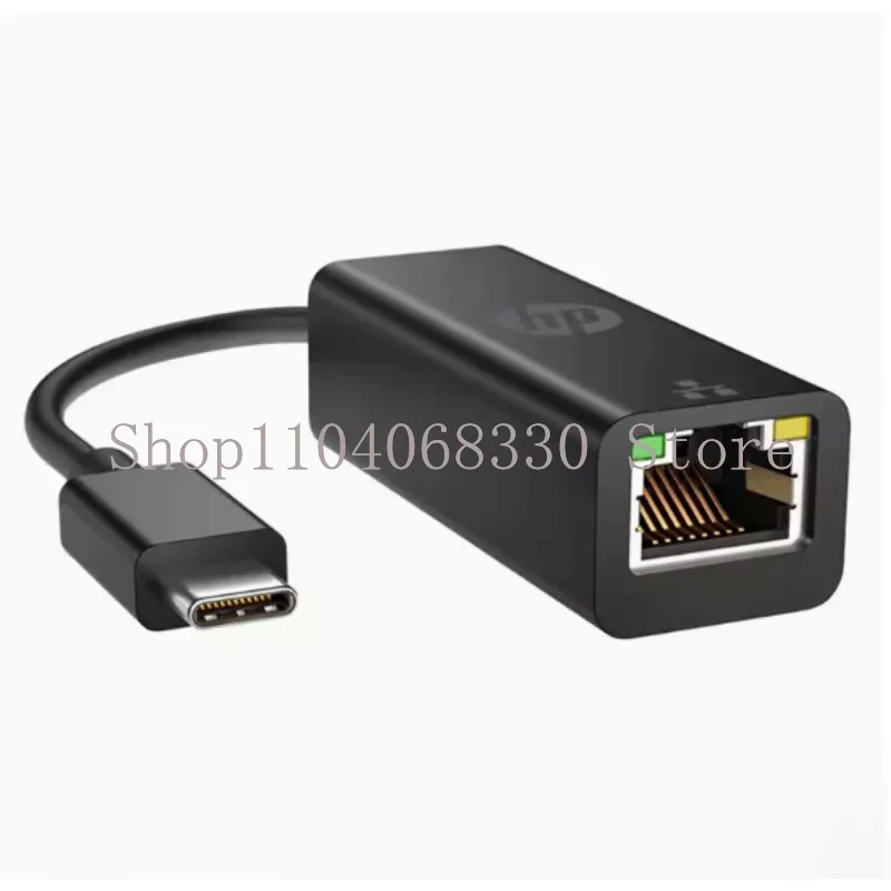 

Новый оригинальный гигабитный адаптер HP USB C к RJ45 G2, черный