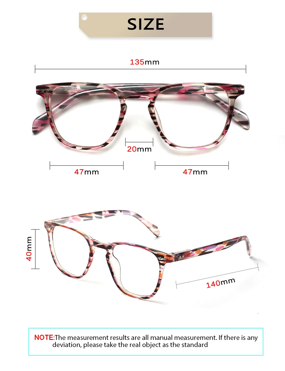 Henotin Ultra Light Reading Glasses Fashion Color Frame Decorative Eyeglasses Spring Hinge HD Presbyopia Optical Eyewear 0~600