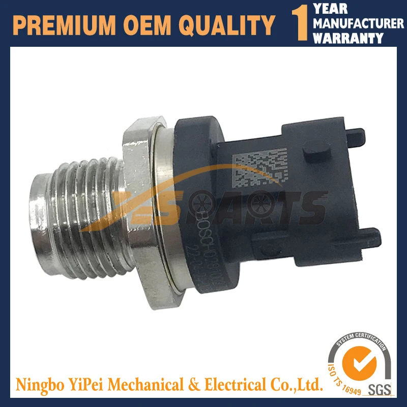 

0281002706 Fuel Rail Pressure Sensor For Vauxhall Opel Astra V Combo Corsa Zafira 1.3 1.6 1.9 Cdti