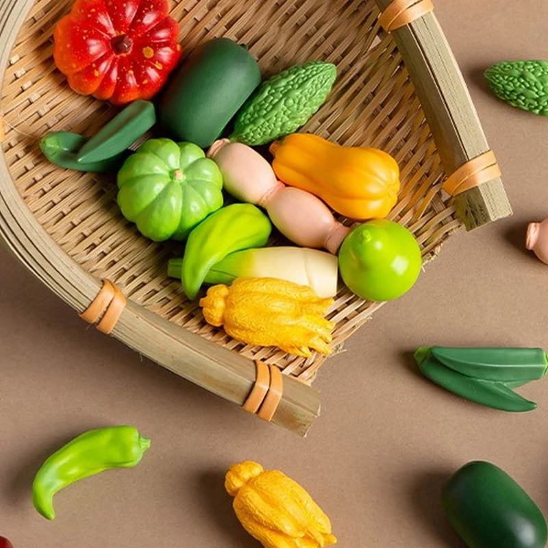 ミニチュア模造野菜マイクロ風景装飾品置物家の装飾のための部屋の装飾 DIY ドールハウスアクセサリー