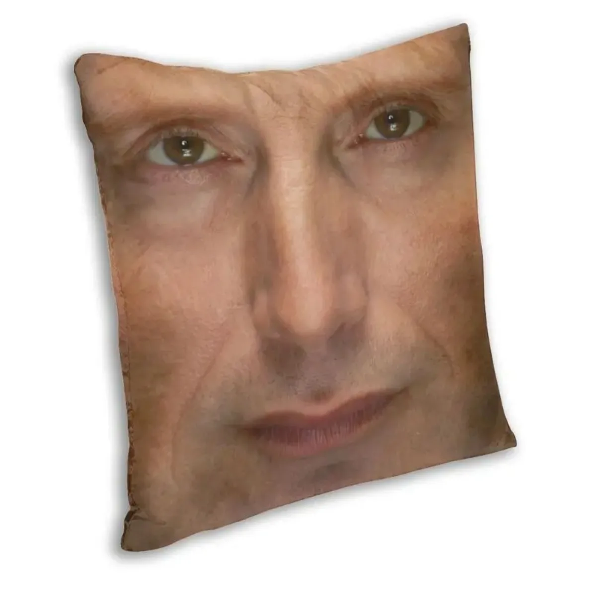 Mads Mikkelsen Hannibal Face Cushion Cover Two Side Printing TV Show Floor Pillow Case for Car Custom Pillowcase Home Decor