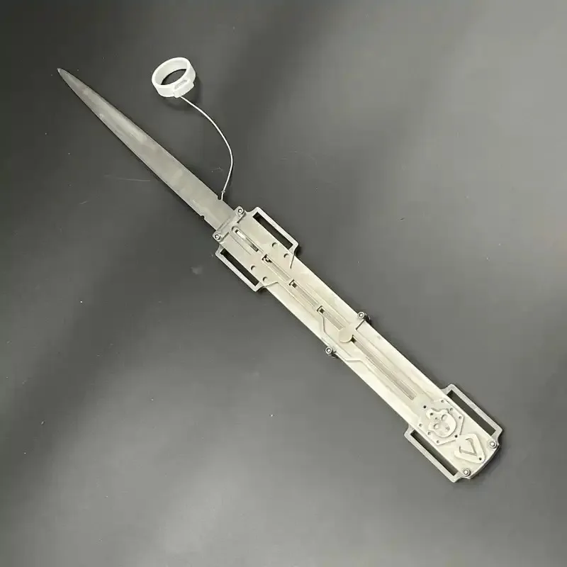 25COS2025 جديد كم معدني السيف مواد من الستانلس ستيل أفلام ازياء الدعائم هالوين تأثيري الأسلحة الكبار هدية عيد ميلاد #3