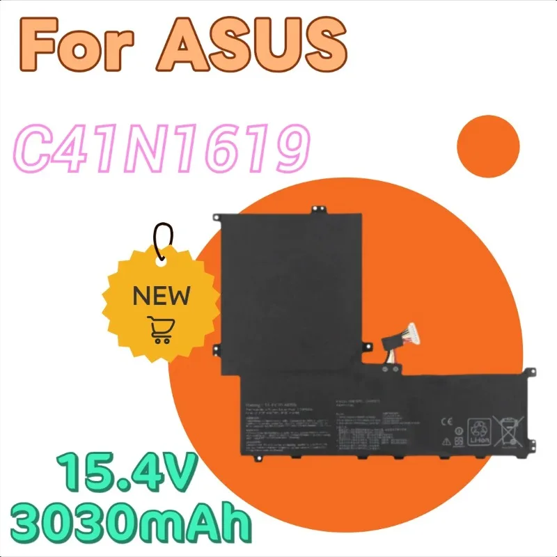 

New C41N1619 Laptop Battery 15.4V 3030mAh for ASUS Pro B9440 B9440FA B9440UA B9440UA-XS74 B9440UA7200 B9440UA-XS51 B9440UA7500