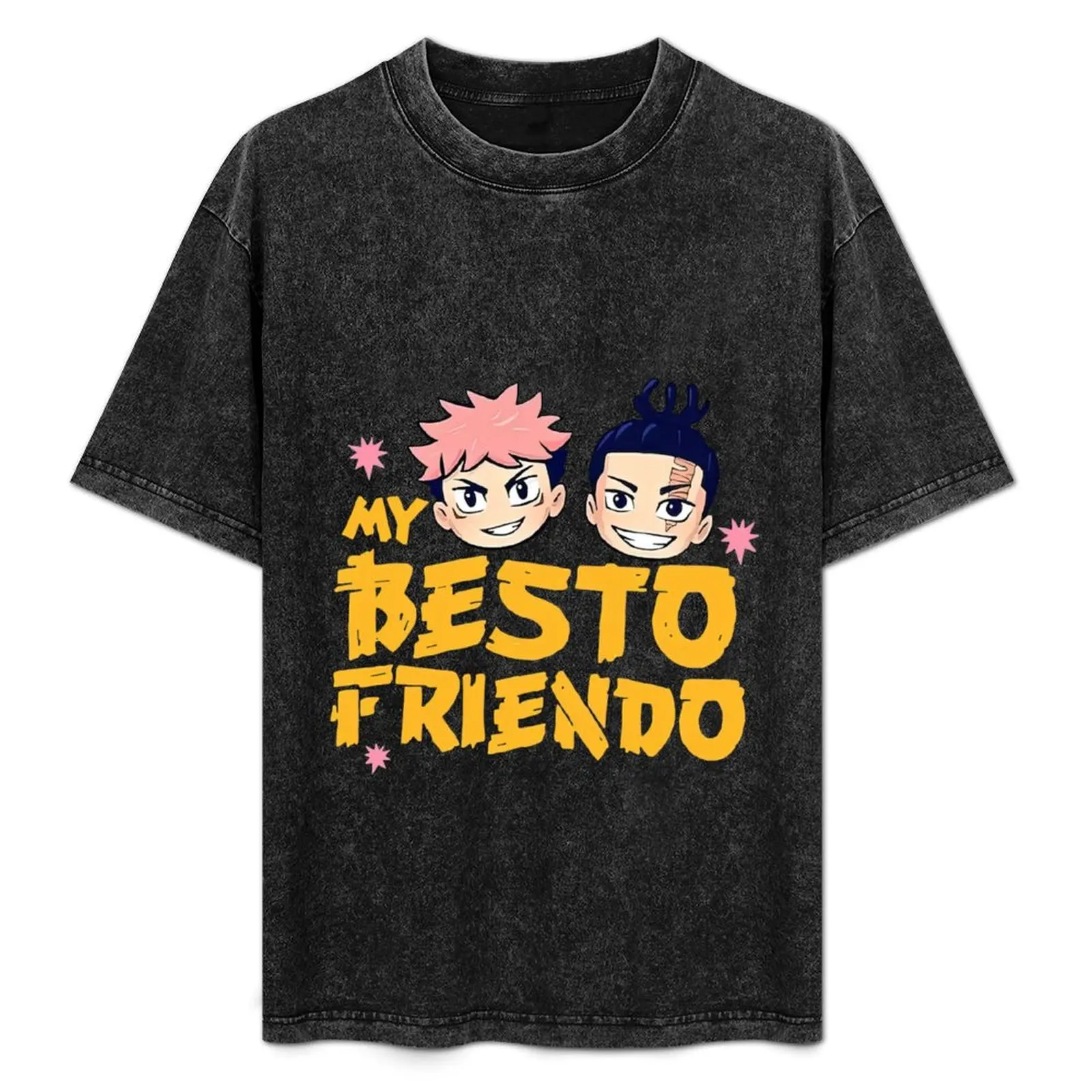 Camiseta con diseño de My Besto Friendo, camiseta informal transpirable de manga corta