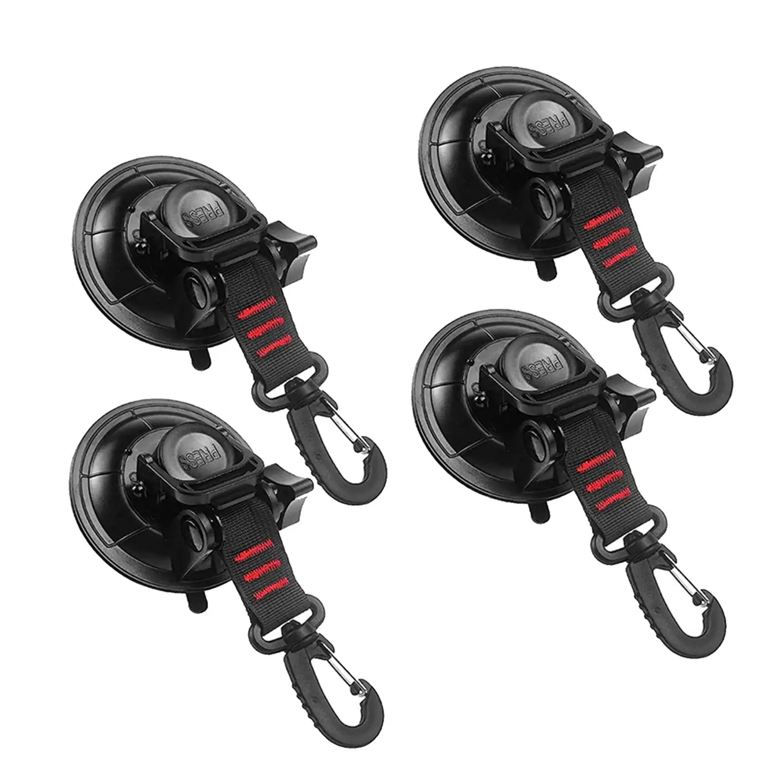 Heavy Duty Rotating Suction Cup Hook for Camping Tarp Car Awning Tent Tie Down Outdoor Waterproof Anchor
