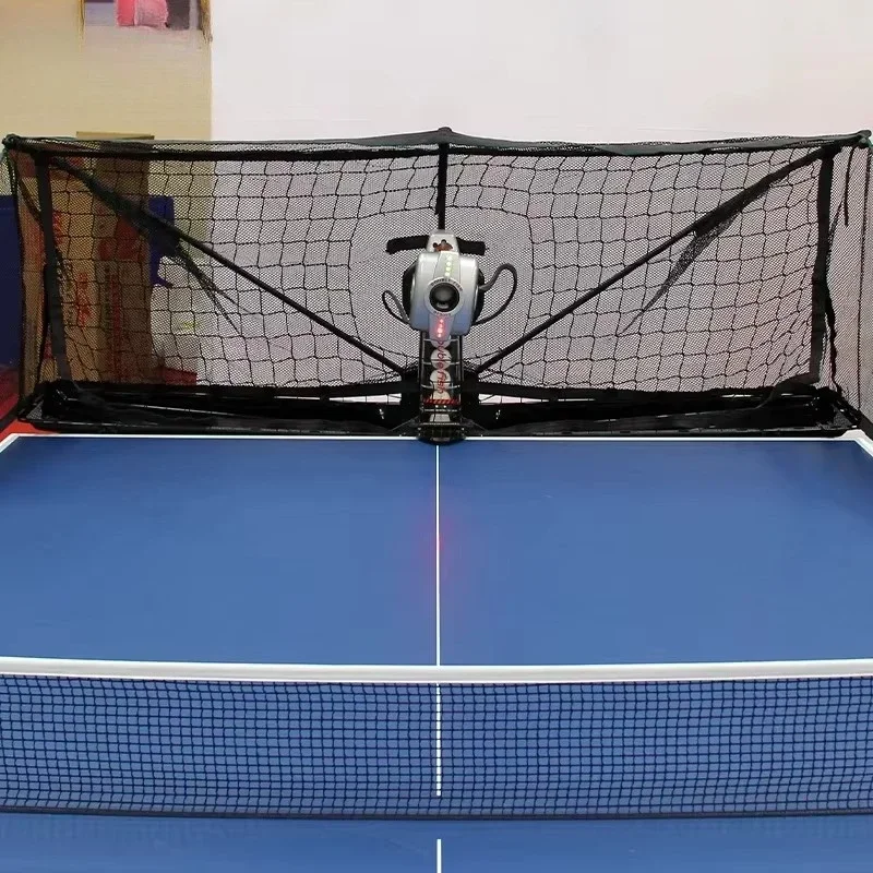 آلة تقديم كرة بينج بونج دولف DF3050، 2 عجلات رمي، محركات مبرمجة روبوت تدريب تنس الطاولة