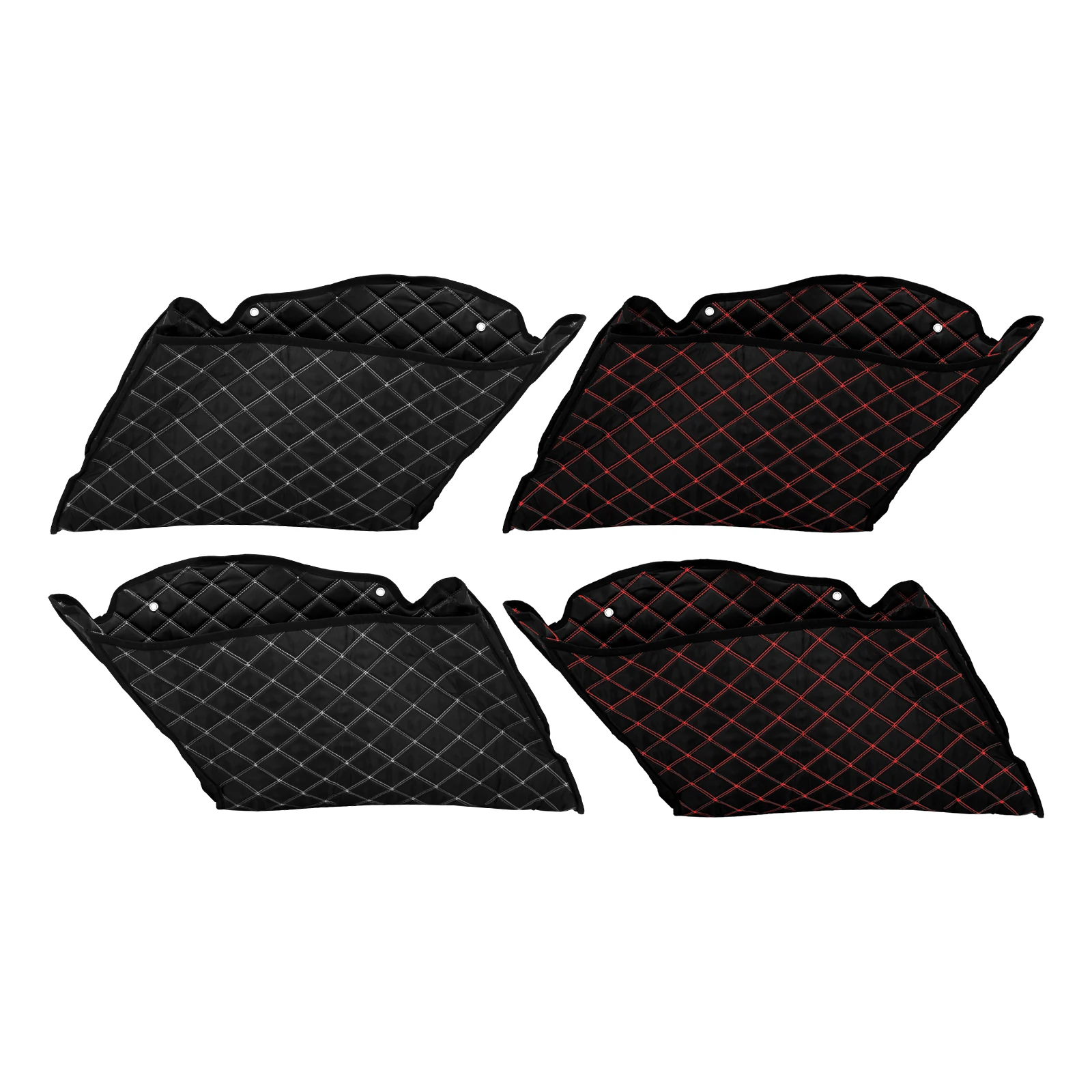 Motorcycle 4'' Saddlebag Liner Extended Bags Inserts Stretched For Harley Touring Street Road Electra Glide FLHR FLTRX 2014-2022