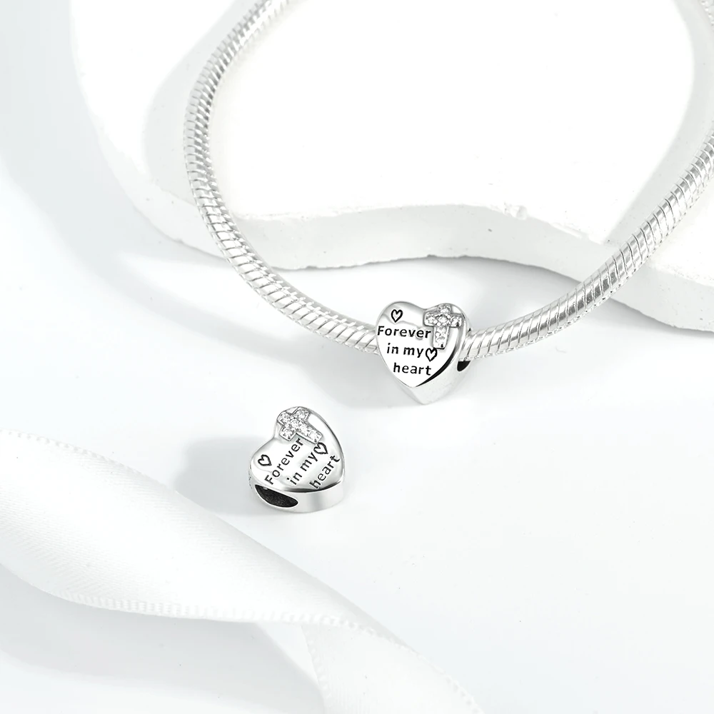 Ahthen 925 فضة الخرز إلى الأبد في قلبي استرخى سحر صالح ثعبان سلسلة أساور القلائد للنساء صنع المجوهرات