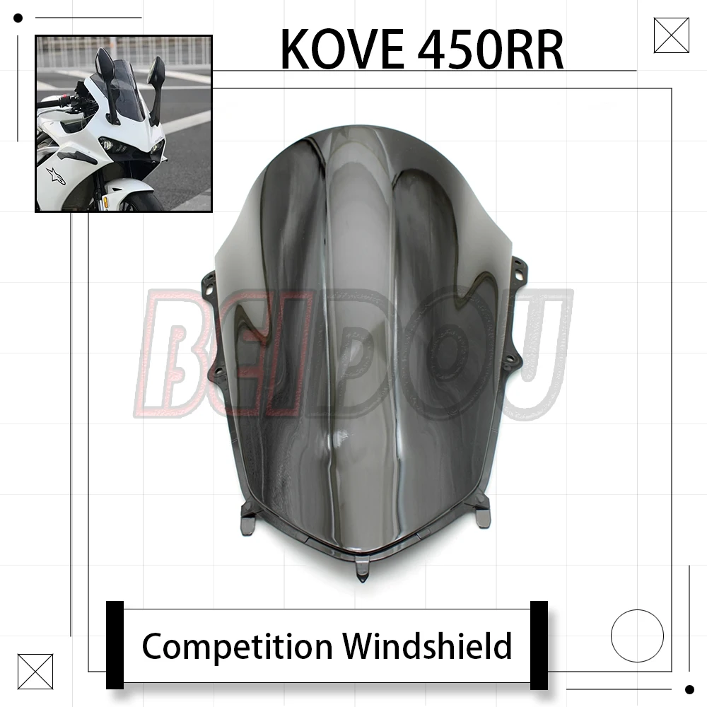

For KOVE 450RR RR450 450 RR Motorcycle Modified Competition Windshield Raised Front Windshield Deflector