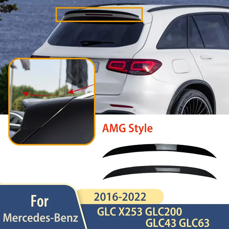 

For Mercedes Benz GLC X253 GLC X253 GLC200 GLC43 GLC63 AMG Style 2016 To 2022 Rear Spoiler Wing Trunk Lip Car Accessories Trim