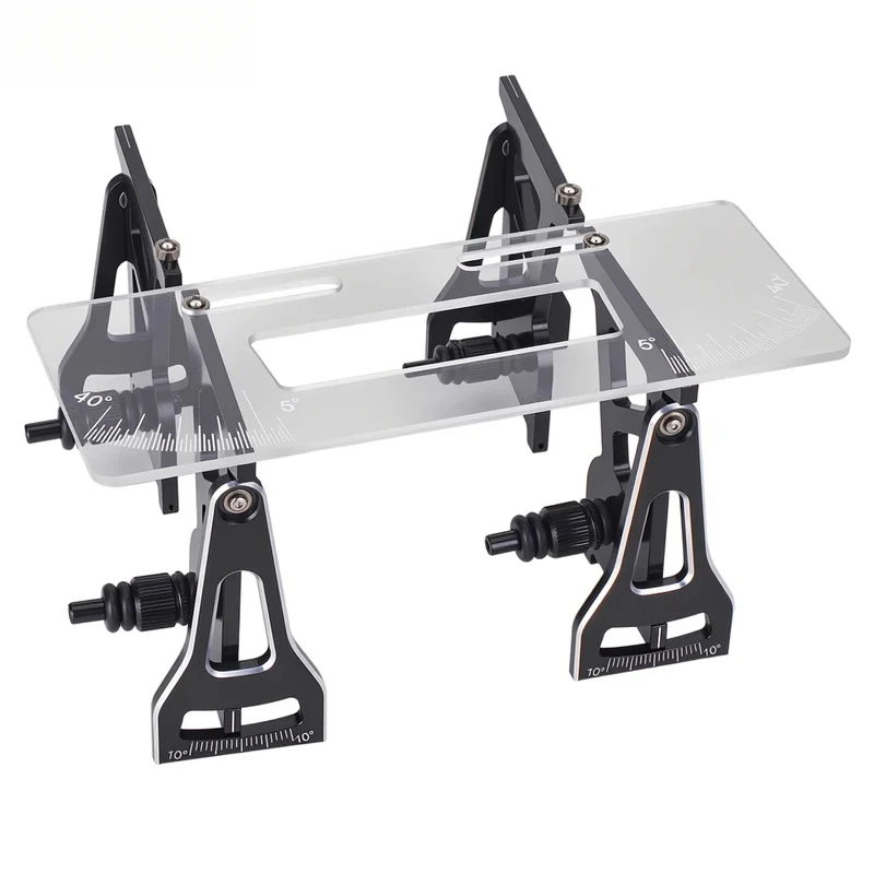 CNC Aluminum RC Chassis Setup System Measuring Tool Set for 1/24 LOSI Micro-B 1/28 Remote Control On-Road Drift Racing