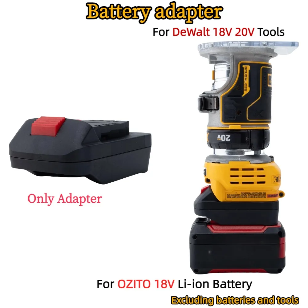 

Battery Adapter for OZITO 18V Lithium Battery Converter TO DeWalt 18V 20V Drill Driver Power Tools Accessories(Only Adapter)