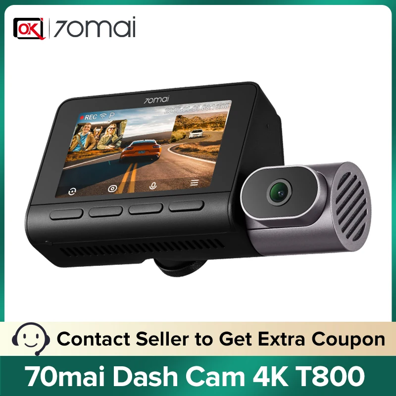 70mai T800E 듀얼 채널 데스크 캠으로 차량 안전을 한층 더 강화하는 방법