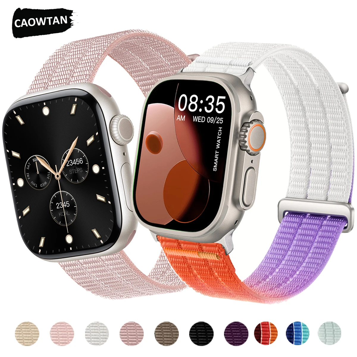 for Apple Watch Band 11 10 42mm 46mm ultra 3 2 49mm Nylon Strap for iwatch 9 8 7 6 SE 5 4 41mm 45mm 44mm 40mm correa Bracelet