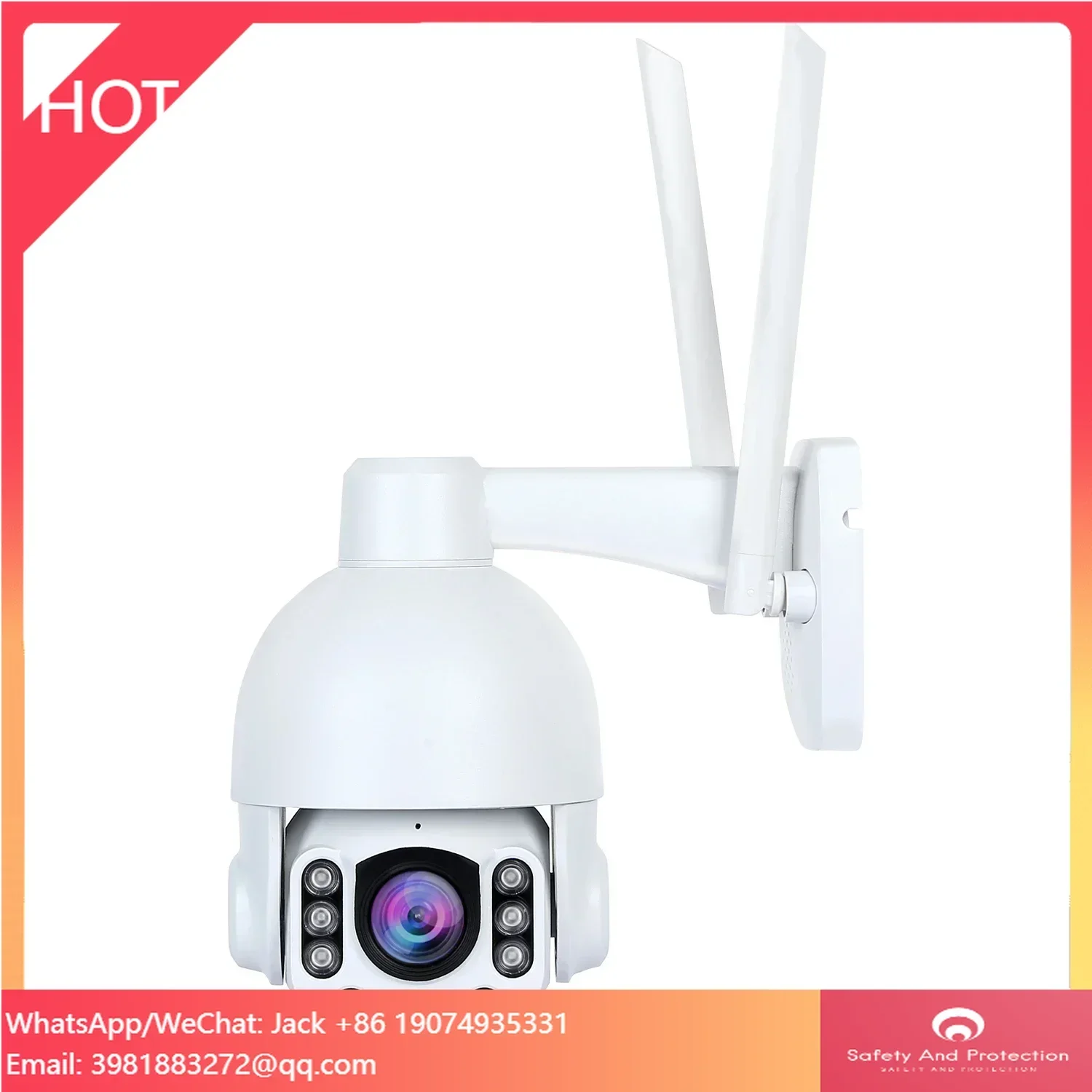 Wholesale 2.5inch 8mp Speed Dome Camera 2.7-13.5mm Lens Wide Angle Video P2P Wifi Ip Camera