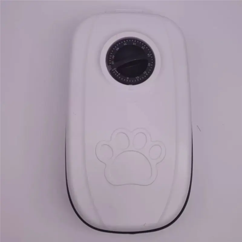 AA94-Pet Automatic Timing Feeder With Timer Auto Dog Dry Food Dispenser Cat Food Dispenser Timed Cat Feeder For Cats Dogs Pink