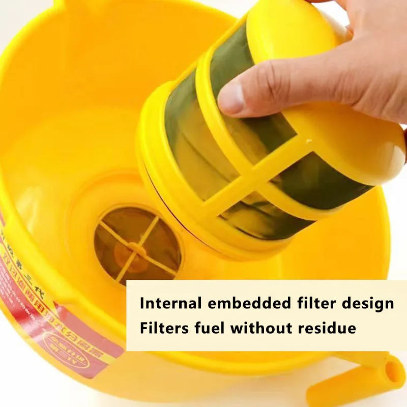 ใหม่ Double-Layer FILTER น้ํามัน-น้ําแยกการใช้กรองช่องทางดีเซลเบนซินไฮดรอลิกกรองน้ํามันช่องทาง Artifact