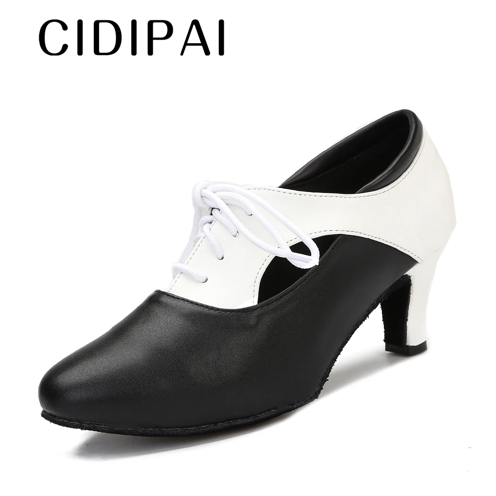 CIDIPAI Sapatos De Dança Latina Para Mulheres Meninas Sapatos De Valsa De Tango Moderno Solas Macias Sapatos De Baile 5CM Salto Vermelho Tênis De Dança