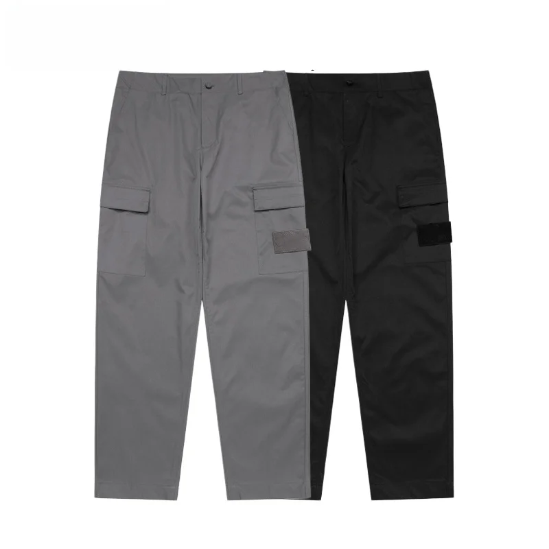 

YFSTONE Trendy Stone 26FC New Vintage Workwear Casual Pants Men Loose Straight Leg Work Trousers Comfortable Straight Pants