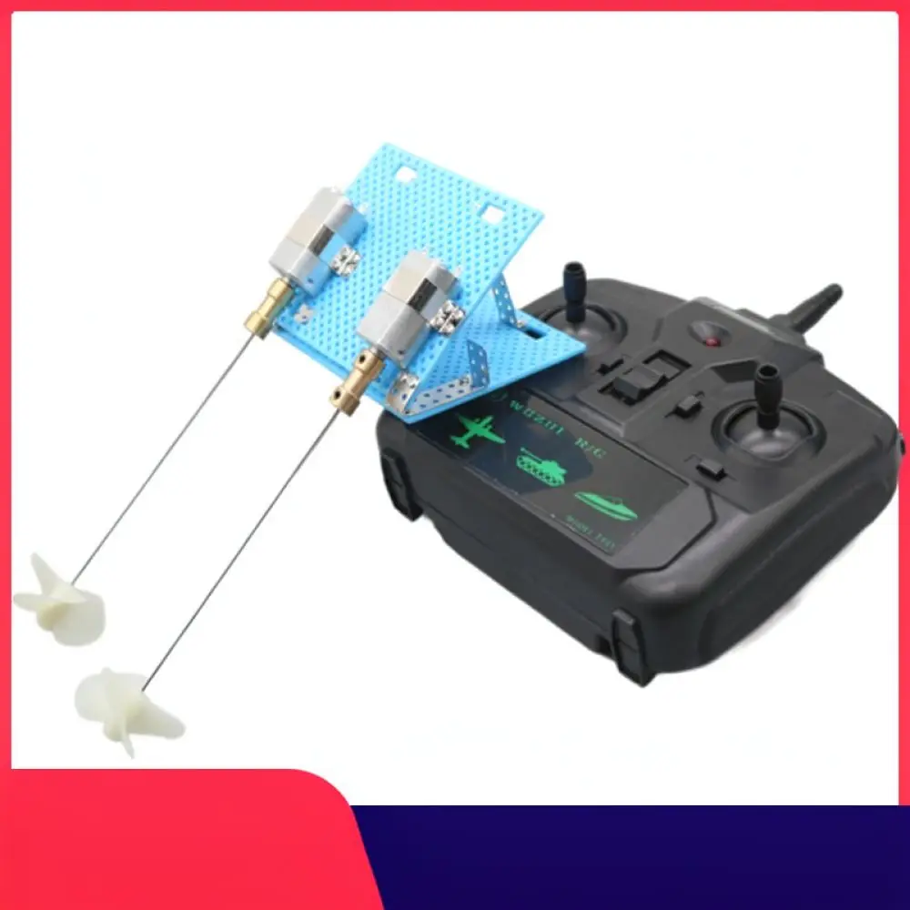 RC Ship Model Motor Kit Twin Drive Motors Counter Propeller Power System DIY Handcrafted Assembly Educational Science Toy