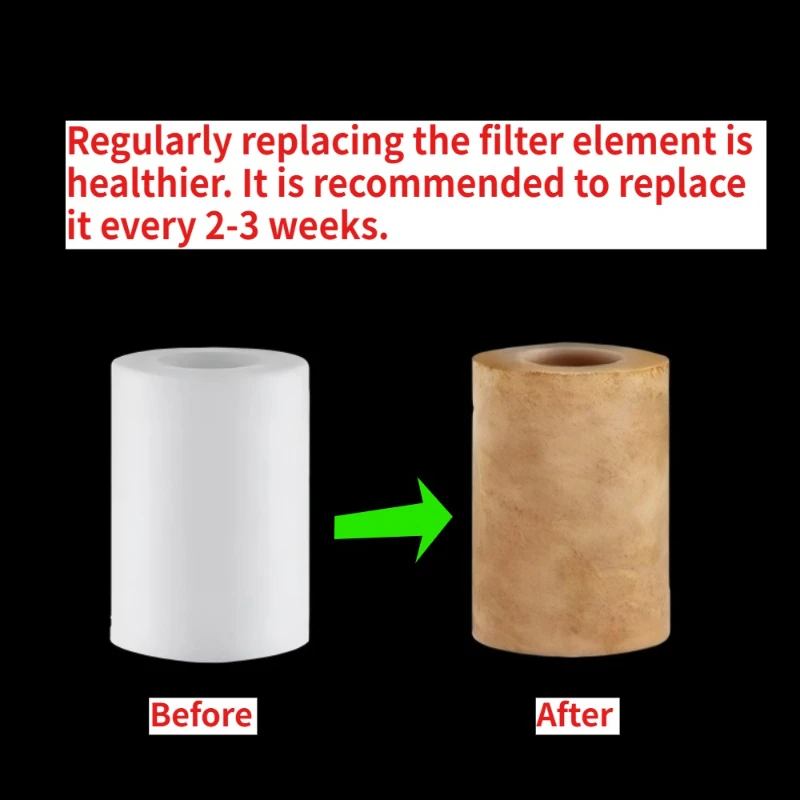 9PCS Shower Head Water Softener Filter Replacement Filter Element Remove Chlorine/Fluoride/Hard Water Bathroom Accessories