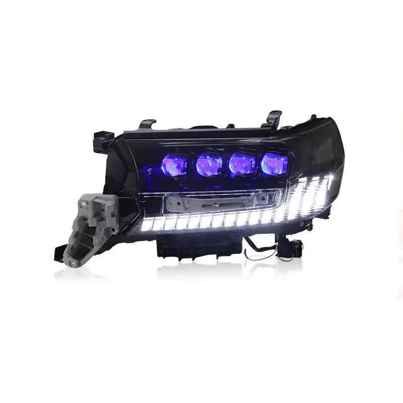 

Новые светодиодные матричные фары для Land Cruiser 16-19 с дневными ходовыми огнями, модификация для нового Cruiser