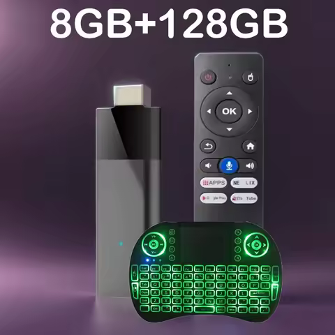 Q12 8GB 128GB Smart TV Stick Android 14 Ram 4GB 8GB Rom 64GB 128GB Allwinner H313 Bluetooth 5.4 Google Assistant 8K Video TV Box