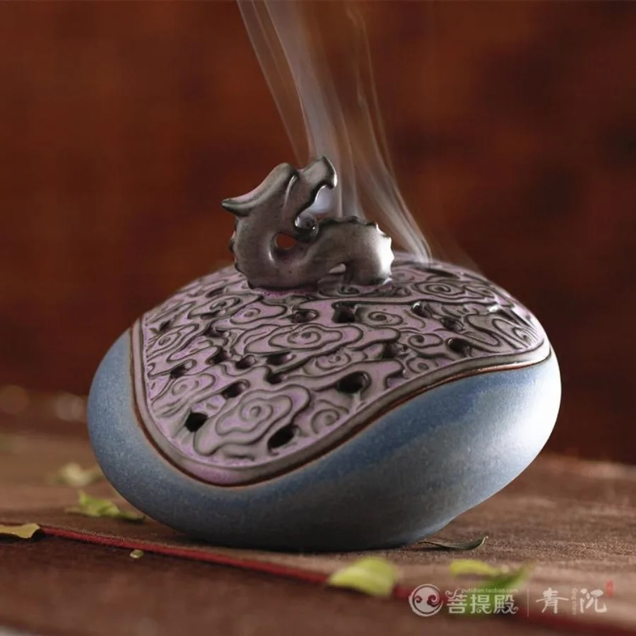 Decoration Incense Burner Ornament Vintage Buddhist Oriental Incense Burner Retro Gift Tibetan Minimalistic Porta Inciensos Zen