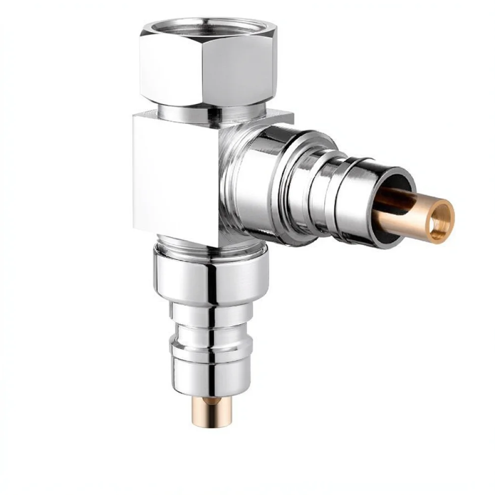 Adjustable Water Diverter Valve Connector For Kitchen Bathroom Washing Machine Faucet Three Way Plumbing Hose Adapter