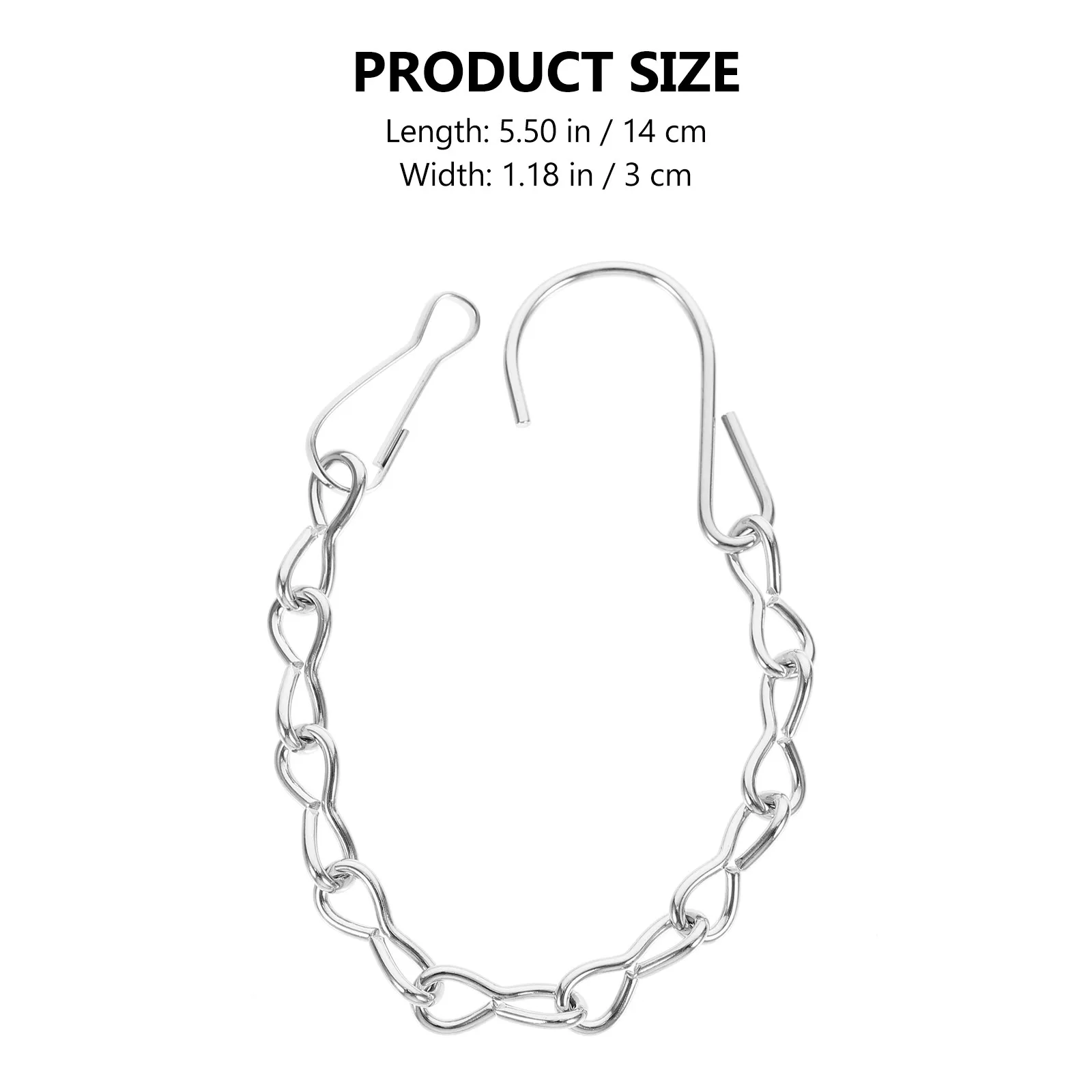 1Pcs Heavy Duty Iron Hanging Chain for Flower Baskets Plant Pots Bird Feeders Lanterns Wind Chimes Outdoor Indoor Garden