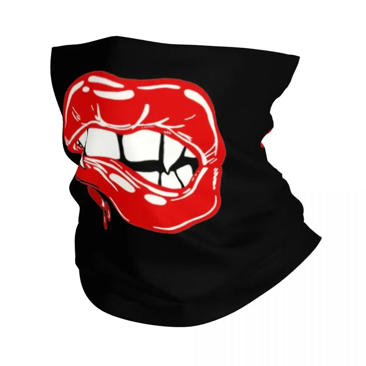 

Vampire Kiss Bandana Neck Warmer Men Women Winter Ski Tube Scarf Gaiter Face Cover