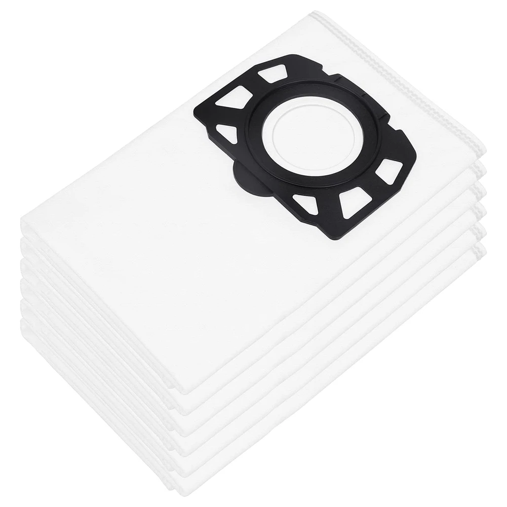 Eco-friendly 15PC Vacuum Cleaner Bags for Karcher WD4, WD5, WD6 Non-Woven Filter Bags KFI 487, Vacuum Bags for Karcher Filter Ba