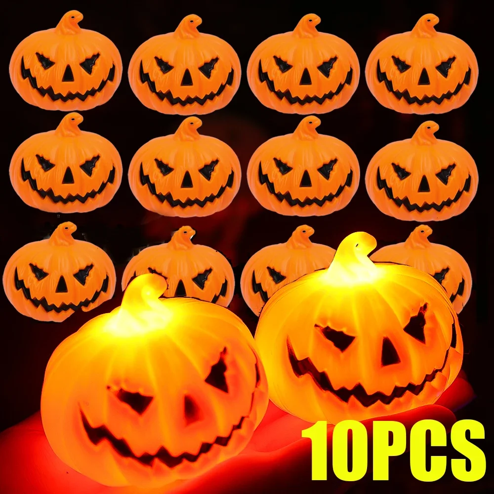 

Halloween Pumpkin Lights LED Light Pumpkin Lantern Haunted House Horror Props Party Home Indoor Decoration Supplies Kids Favors