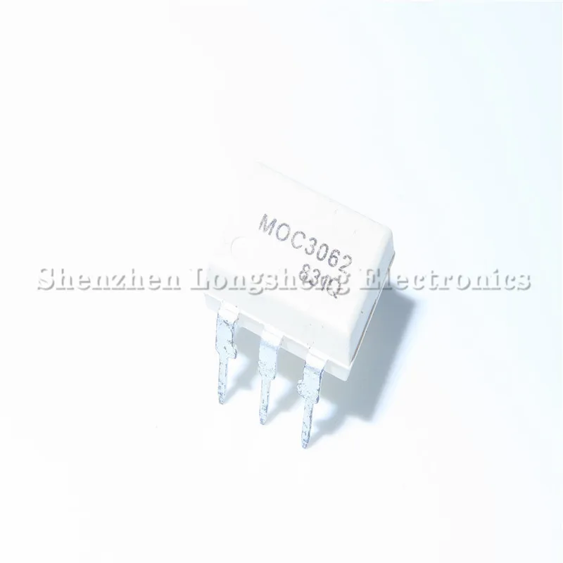 10PCS/LOT MOC3062 MOC3062M DIP-6 Optocoupler Triacs New In Stock