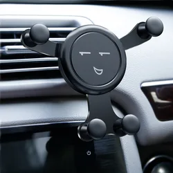 Black/Silver/Gold 360 Degree Car Installation Vent Fashion Gravity Bracket Universal Mobile for Phone GPS Mobile Phone Holder