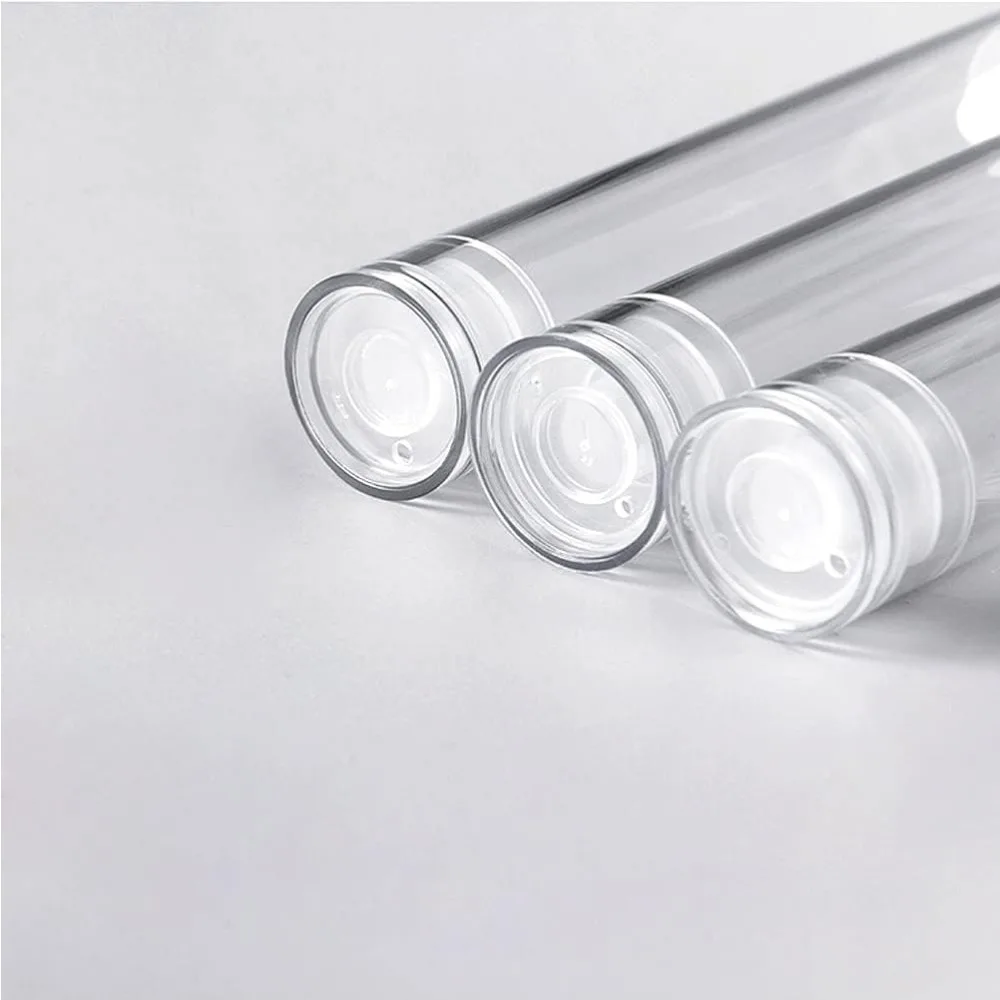 50 Stück 5/10/15ML Klare Airless-Lotion-Sprühflaschen Leere Creme-Vakuum-Kosmetikbehälter für Reisen, geeignet für Foundations und Seren – Detail 8