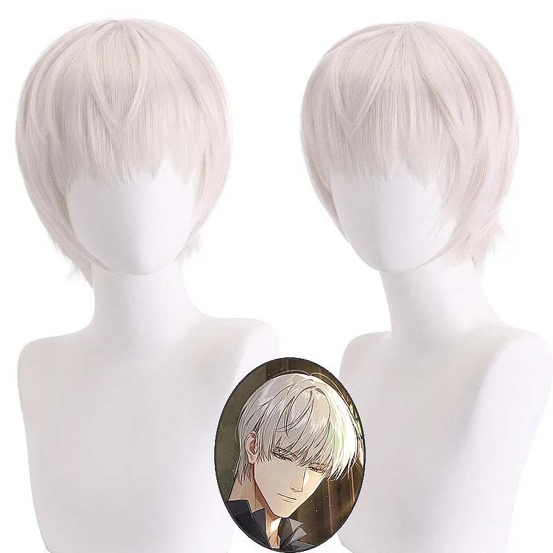 

Synthetic Cosplay Wig Natural Scalp Half Updo Long Fiber Hair Anime Costume Party Heat Resistant Daily Wear