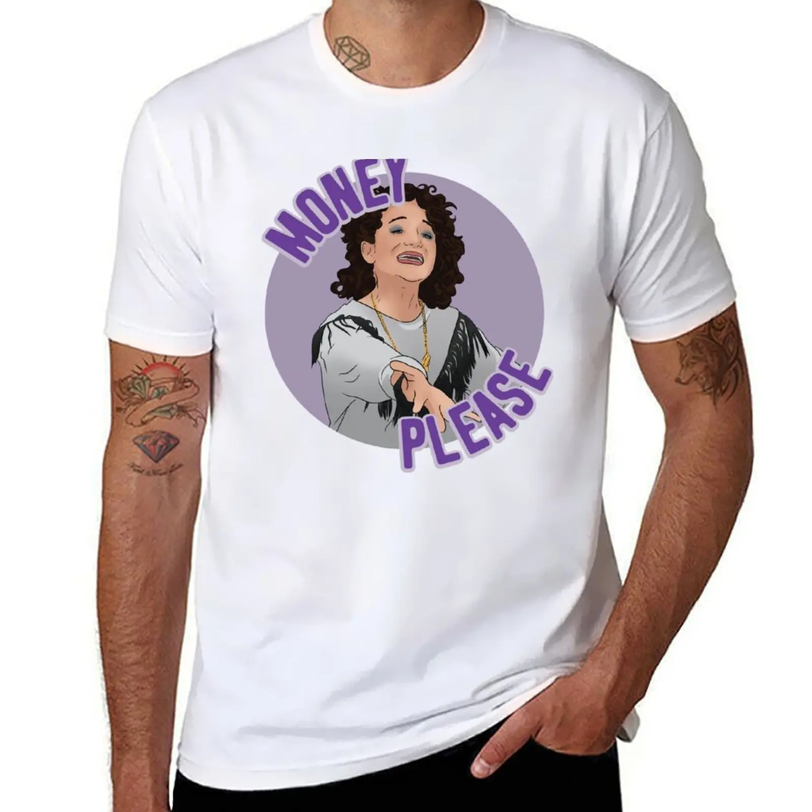 Money Please T-Shirt Comfortable Work Wear Tee