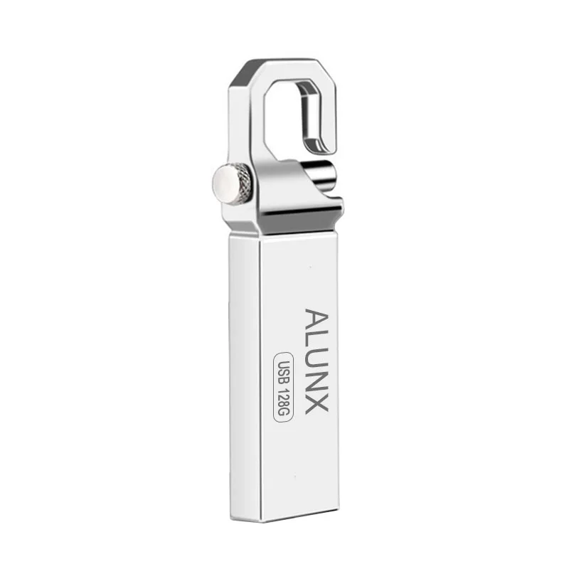 ALUNX-Clé usb 100% authentique en métal, support à mémoire de 4 gb 32gb 16 gb 8gb 64 gb 128gb 128gb