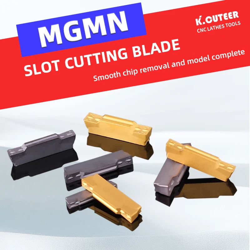 10PC MGMN150/200/250/300/400/500/600 JC700 H01KT60 PC9030 YZ6020 Carbide Insert CNC Metal Lathe Tools MGMN/MRMN Grooving Inserts