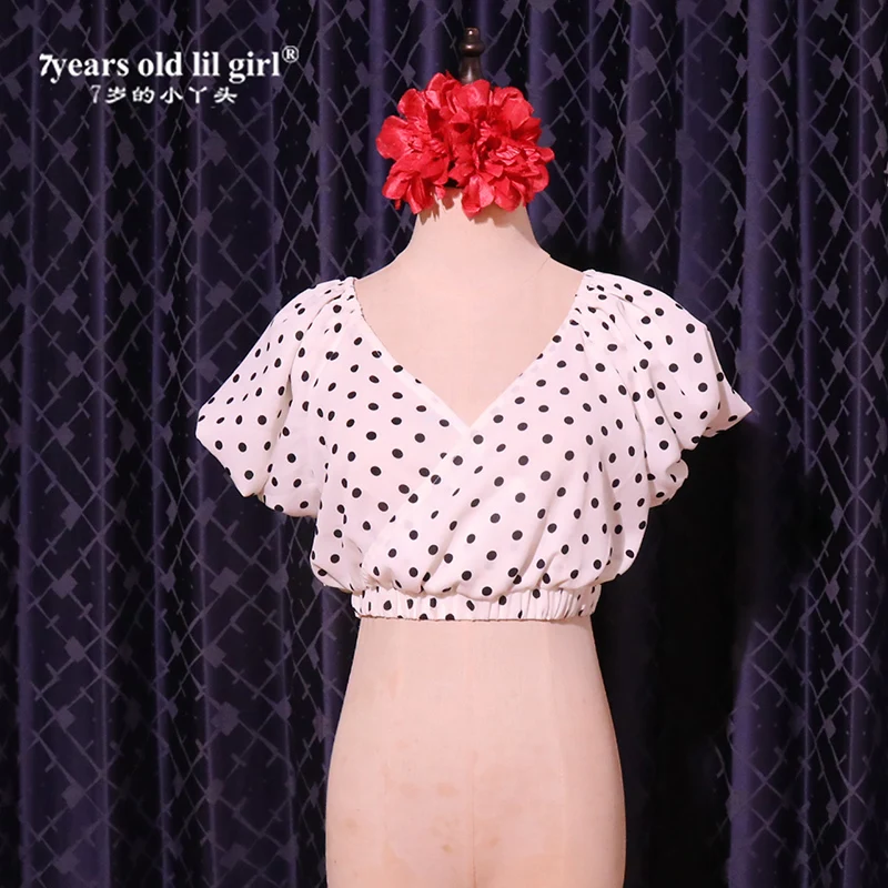 

7years Old Lil Girl 2025Chiffon Tribal Belly Dance Costume Top Bohemia Gypsy Modern Multiple Colors CPP05