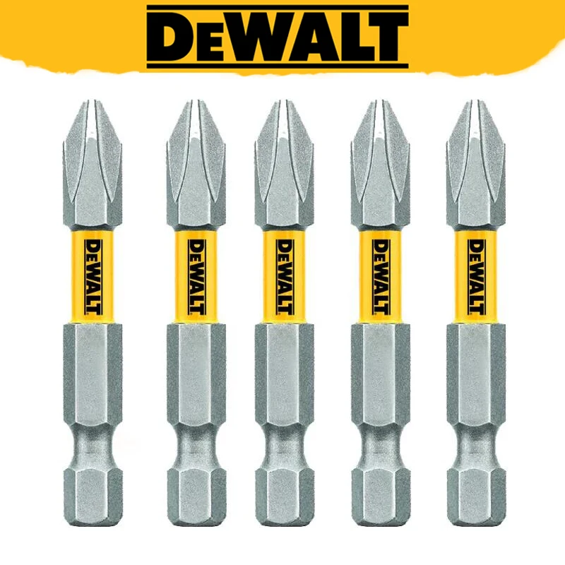 

DEWALT Оригинальное сверло PH2 50 мм, Высокопрочное вращающееся столярное устройство для электриков, специфический заголовок между партиями, Фотоэлементы 5 шт.