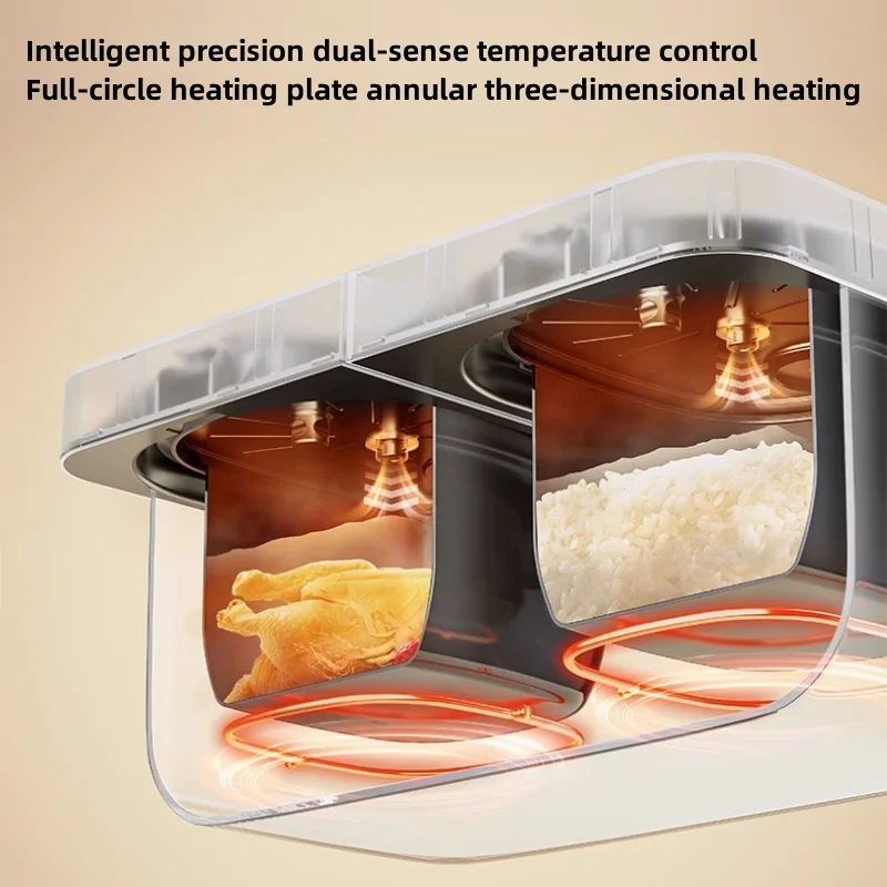 Inteligentna urządzenie do gotowania ryżu Kuchenka do ryżu z podwójnym pęcherzykiem żółciowym Wielofunkcyjna kuchenka do ryżu w gospodarstwie
