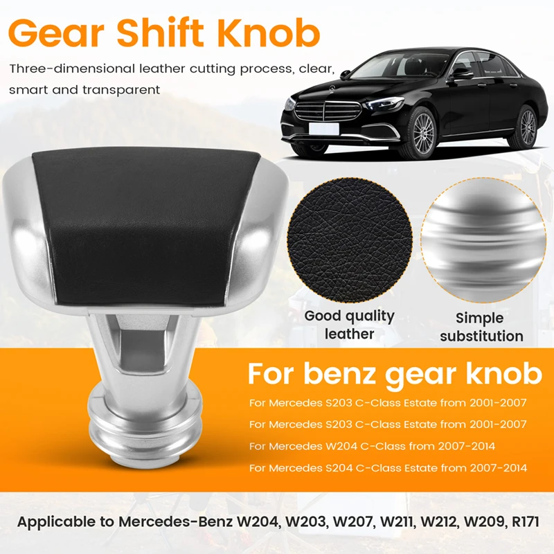 Automatic Gear Shift Knob Handle Stick For Mercedes Benz C E CLK CLS SLK W204 W203 W211 W212 W209 R171 2057781174