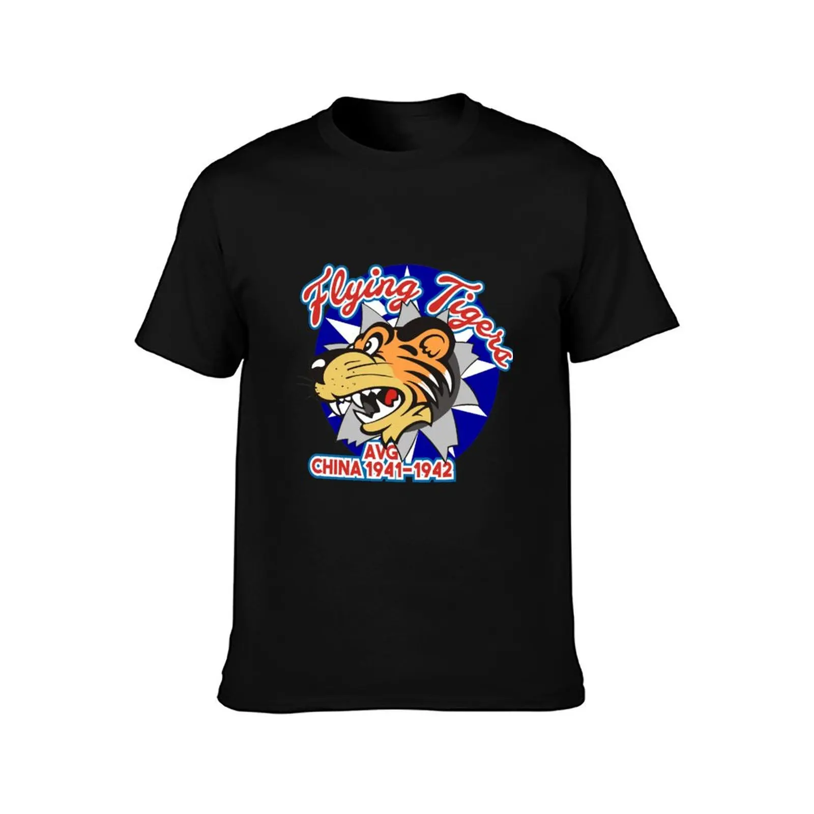 Flying Tigers - AVG 1941-1942 T-Shirt Fashion Graphic Tee for Men T-Shirt