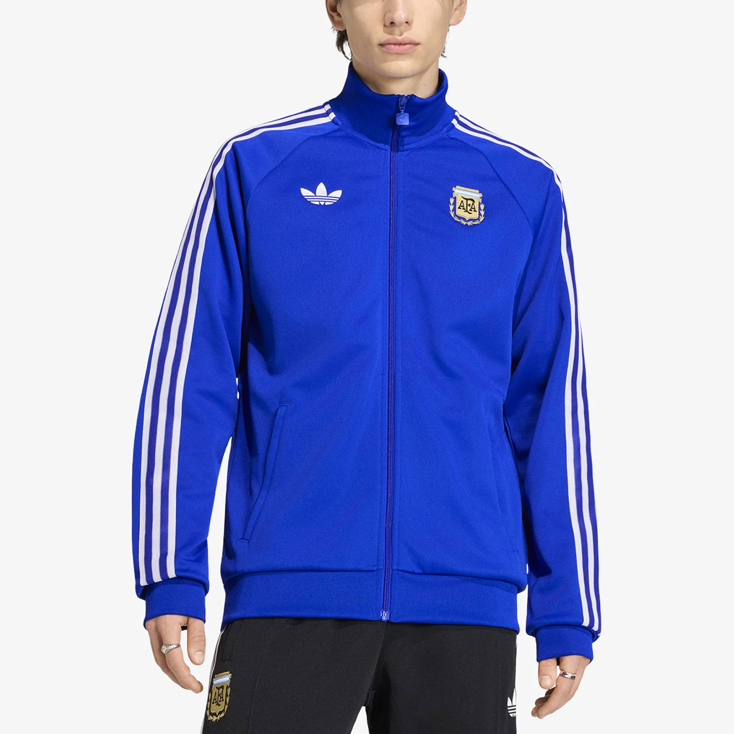 Adidas genuine clover men's retro football casual jacket jacket JZ6305