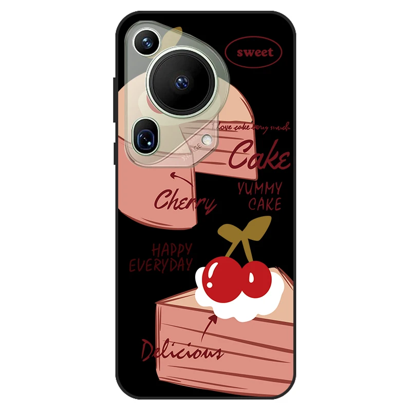 For Huawei Pura 70 Ultra case Fashion Silicone black TPU Soft Cover Phone Case For Huawei Pura 70 Ultra HBP-LX9 AL00 phone case