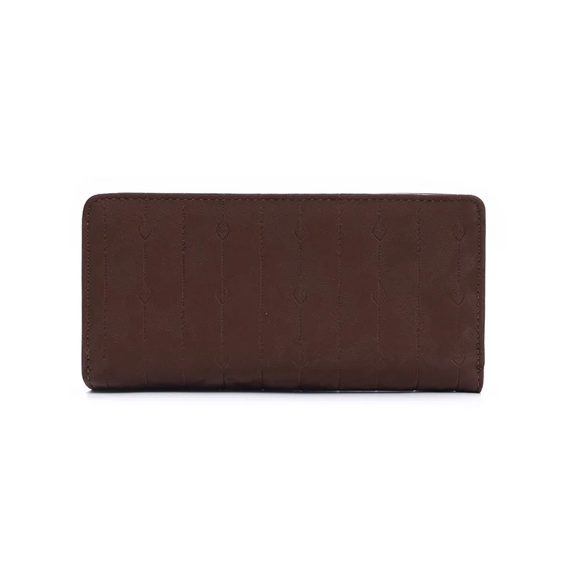 New Women's Long Wallet European and American Retro Zipper Buckle Foldable 70% off Bag Multiple Card Slots Phone Integrated Clut