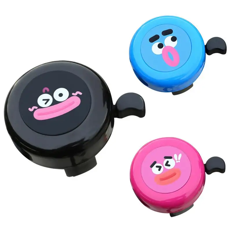 Funny Expressions Cycling Bells Cute Horn Scooter Bell Cycling Decor Handlebar Bells Road Cycling Ringer Bell For 2.2-2.4cm